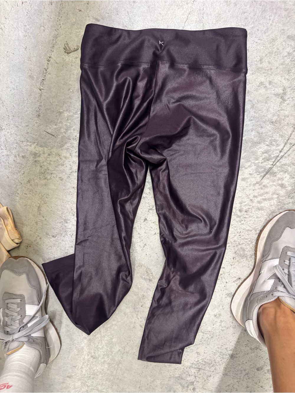 Koral Shiny Plum Active Leggings - Picture 3 of 3